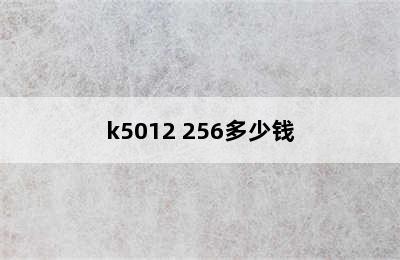 k5012 256多少钱